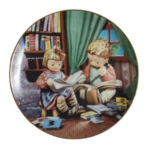 Budding Scholars by M.I. Hummel collector plate # L02785